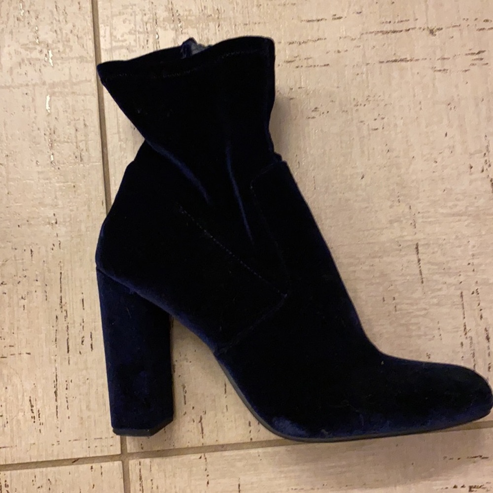 Edit Velvet Bootie